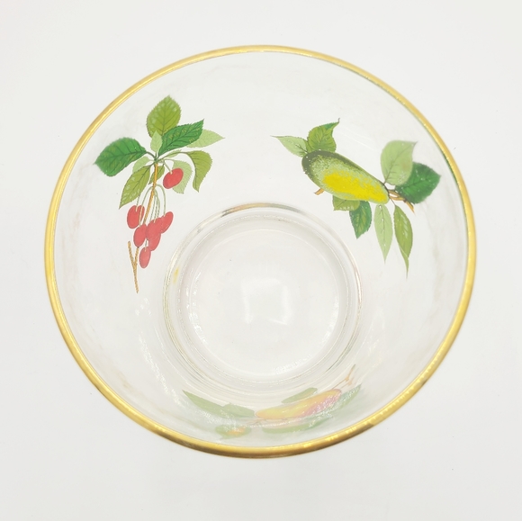 Vintage West Virginia Glass Co Fruit Cocktail Barware Ice Bucket - Picture 8 of 9